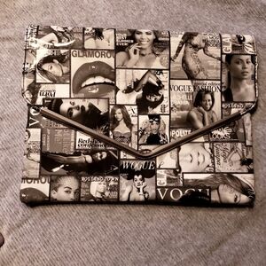 Magazine cover Clutch Handbag